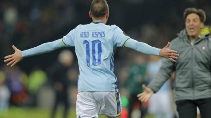   Celta de Vigo celebró en casa de Krasnodar su avance en la Europa League 