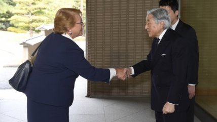   El encuentro entre la Presidenta Bachelet y el emperador japonés 