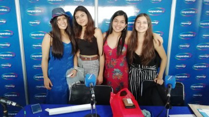 Sofía Soto, Antonia Torres, Antonia Guerrero y Valentina Cabello