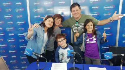 Cristian Villanueva, Josefina Villanueva, Mateo Villanueva, Martín Villanueva y Noelia Fulla
