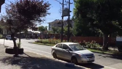 Fuertes vientos se registraron en la ciudad de Pucón