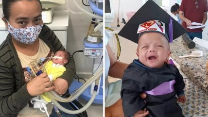  Guagua que nació pesando 620 gramos se 