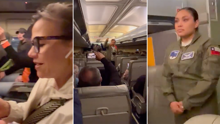   Chilenos entonaron el himno en primer vuelo humanitario de la FACh desde Israel 