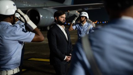   Boric llegó a Río de Janeiro para participar en la cumbre del G20 