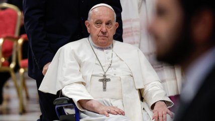  Cardenal Chomali realiza una misa por la salud del papa Francisco  