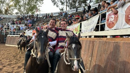   García y Parra ganaron en San Carlos y clasificaron a la final del Campeonato Nacional de Rodeo 