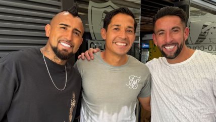   Matías Fernández compartió con Arturo Vidal y Mauricio Isla en el Monumental 