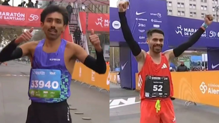   Maratón de Santiago: Diego Uribe revalidó el oro de 10k y Matías Silva conquistó los 21k 
