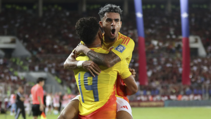   Luis Javier Suárez brilló con cuatro goles en el triunfo de Colombia ante Venezuela en Maturín 