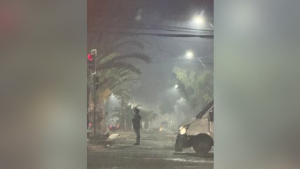   Barristas queman dos micros en conmemoración de la muerte del 