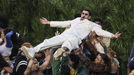   Más latino, imposible: Así fue el emocionante show de Bad Bunny en el Super Bowl 