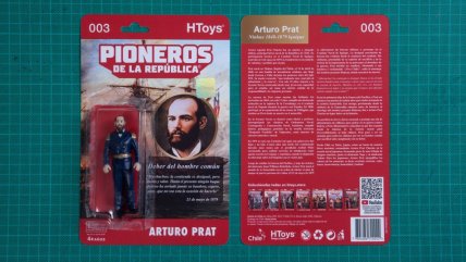   Figuras de acción rescatan a personajes históricos de Chile 