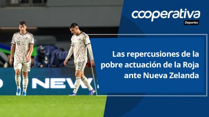   Cooperativa Deportes: Las repercusiones de la pobre actuación de la Roja ante Nueva Zelanda 