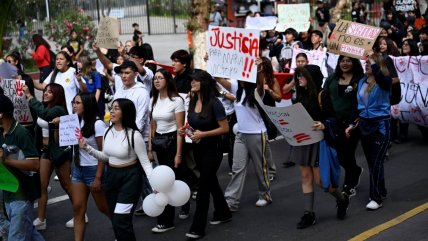  Estudiantes de Calama marcharon por mayores medidas de seguridad 