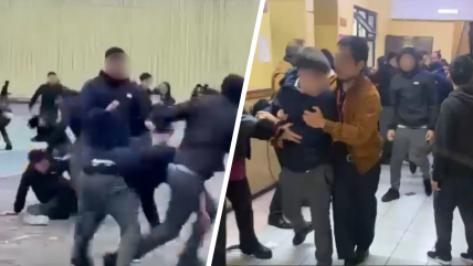   Masiva pelea en liceo de Talcahuano: Al menos siete docentes heridos y 17 escolares detenidos 
