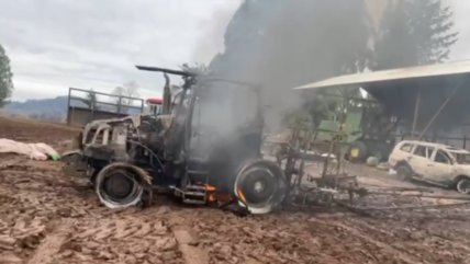   Ataque incendiario se registró en Lautaro tras detención de Huenchullán 